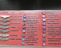 Each member of the air crew wore on his uniform a set of wings specific to his position.